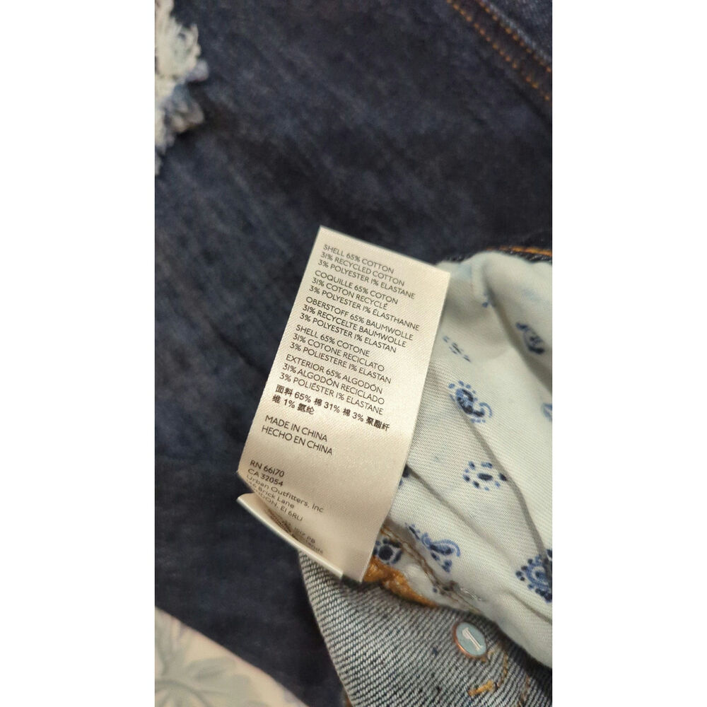 Pilcro Anthropologie The Bow Boyfriend Barrel Jeans NWT - Picture 4 of 6